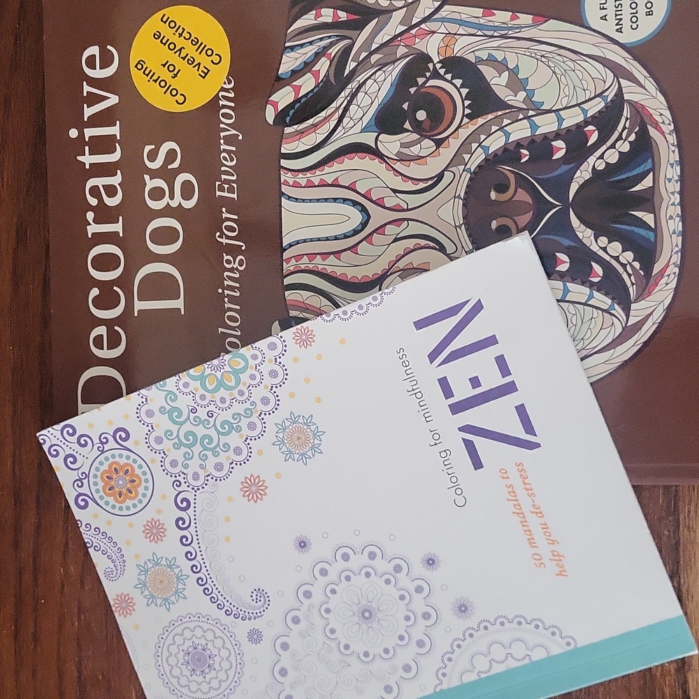NWT Set of 2 Adult Coloring Books